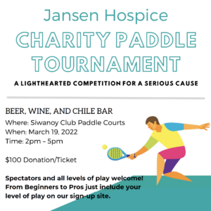 Charity Paddle Tournament